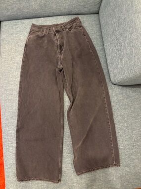 COS Women's Black Wide-Leg Jeans